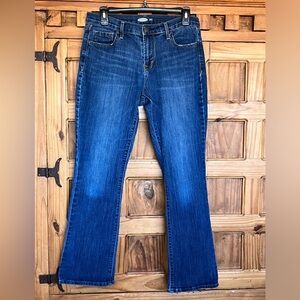 Old Navy Curvy Boot Jeans Size  6 Short  Blue